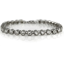 Silverplated Rhinestone Bracelet