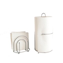 Paper Towel and Napkin Holder Set