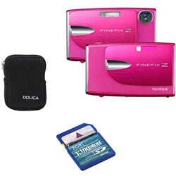 Fujifilm Finepix Z20fd Hot Pink 3-in-1 Camera Kit
