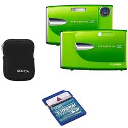 Fujifilm Finepix Z20fd 3-in-1 Green Camera Kit