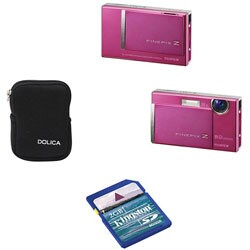 Fujifilm Finepix Z100fd 3-in-1 Pink Camera Kit