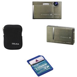 Fujifilm Finepix Z100fd 3-in-1 Silver Camera Kit