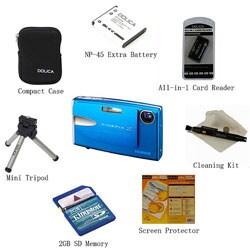 Fujifilm Finepix Z20fd 3-in-1 Blue Camera Kit