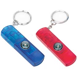 LED Flashlight with Whistle, Keychain, Compass (Set of 2)