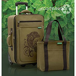 Eco Traveler 2-piece Expandable Carry-on Luggage Set