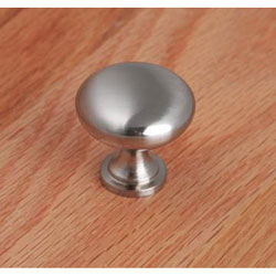 Decorite Round Satin Nickel Cabinet Knob