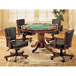Poker Game Table and Chair Set