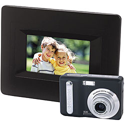 Polaroid I830-BLK-COMBO Digital Camera/ Digital Frame