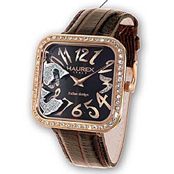 Haurex Italy Women's Floating Crystal Charm Watch