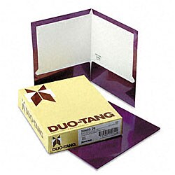 Metallic Two-Pocket Folders (25 per Box)