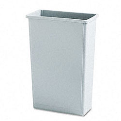 Rubbermaid Untouchable Plastic Rectangular Waste Receptacle