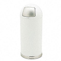 Fire-Resistant 15-gallon Steel Dome Top Waste Receptacle