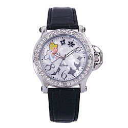 Disney Brilliance Diamond Cinderella Women's Crystal Watch