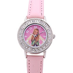 Disney Brisa Hannah Montana Girls' Pink Leather Watch