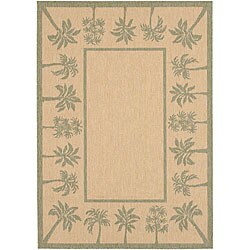 Indoor/Outdoor Palm Tree Rug (8' x 11')