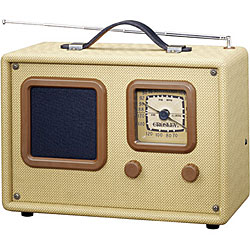 Crosley CR21 Traveler Retro Portable AM/FM Radio