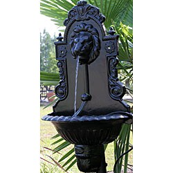 Lion Black Wall Fountain