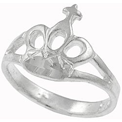 Sterling Silver Child's Crown Ring