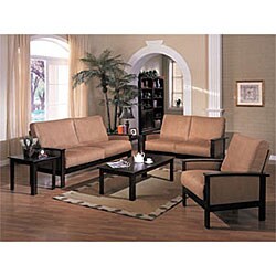 Meridia Microfiber Sofa Set