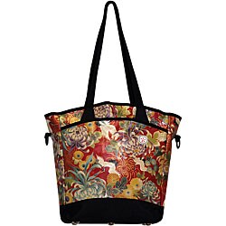 Fleurville Sling Tote Diaper Bag in Blossom Redcrane