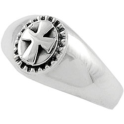 Cross Ring Sterling Silver Cross Ring
