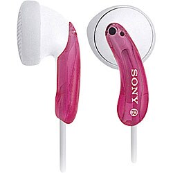 Sony Pink Lightweight Earbuds
