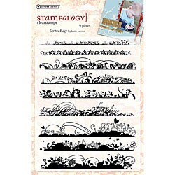 Autumn Leaves 'On the Edge' Clear Stamp Sheet