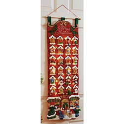 'Toy Store' Advent Calendar with Lights Felt Kit