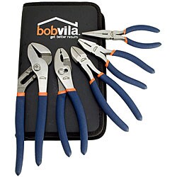 Bob Vila 5-piece General Purpose Plier Set