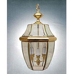 Aztec Lighting Beveled Outdoor Hanging Light
