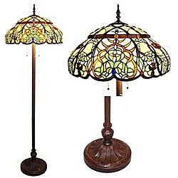 Tiffany-style Victorian Floor Lamp