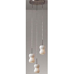 Porcelain Hour Glass Satellite Mini Pendant