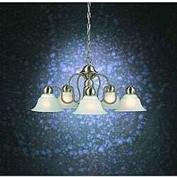 Polished Brass 5-light Chandelier