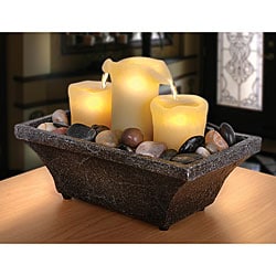 Sarah Peyton LED Candle Water Fountain (Pack of 4)