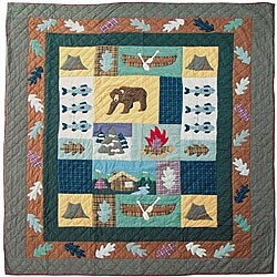 Cabin Oversized Queen-size Quilt