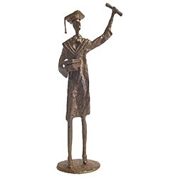 Graduate Cast Bronze Statue