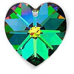 Austrian Crystal 18-mm Medium Heart Pendant