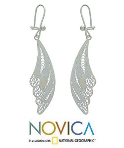  'Filigree Wings' Earrings (Indonesia)