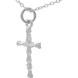 Sterling Silver Religious Cross Necklace