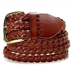 Linea Pelle Women's Triple Braid Leather Belt