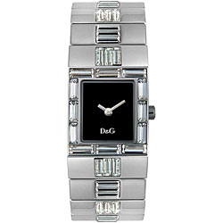 Dolce & Gabbana Women's Time White Crystal Watch