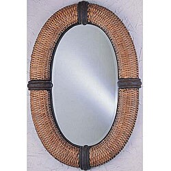 Bombay Collection Wicker-frame Mirror