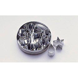 Paderno Geometric Shapes 12-piece Dough Cutter Set
