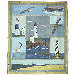 Towers of the Sea Queen-size Quilt