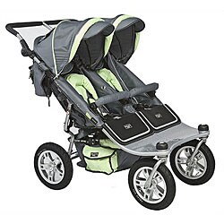 Valco Baby Tri-mode Twin Stroller in Pistachio