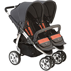 Valco Baby Latitude Double Stroller in Clay