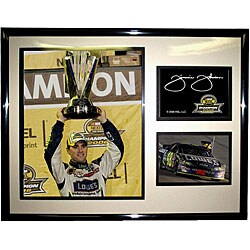 Jimmie Johnson Mylar Framed Photo