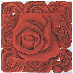 Painted Red Roses III
