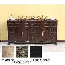 Cathy Espresso Double Sink Bathroom Vanity