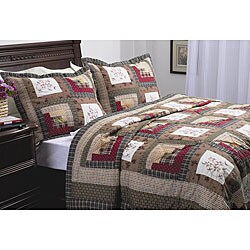 Cross Stitch Log Cabin